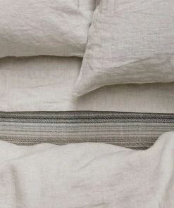 Area Home Louie Linen Flat Sheet