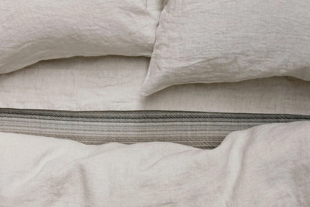 Area Home Louie Linen Duvet Cover - Natural Home Goods 2 Area Home Louie Linen Duvet Cover - Natural Home Goods