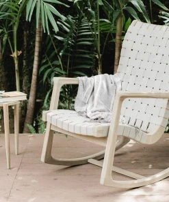 Masaya & Co. Arenal Sunbrella Outdoor Rocking Chair Furniture
