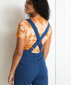 North Of West Ariel Upcycled Overalls - Midnight Sale