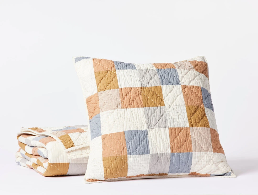 Coyuchi Home Goods Ashbury Patchwork Sham 1 Coyuchi Home Goods Ashbury Patchwork Sham