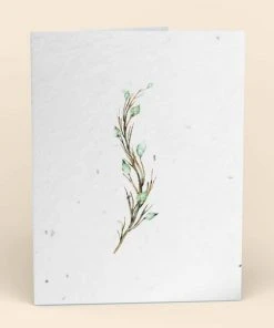 Cute Root Greeting Cards Assorted Botanical Plantable Cards - 8 Pack