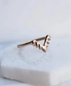 Iron Oxide Aster Stacking Ring Jewelry 6 Iron Oxide Aster Stacking Ring Jewelry