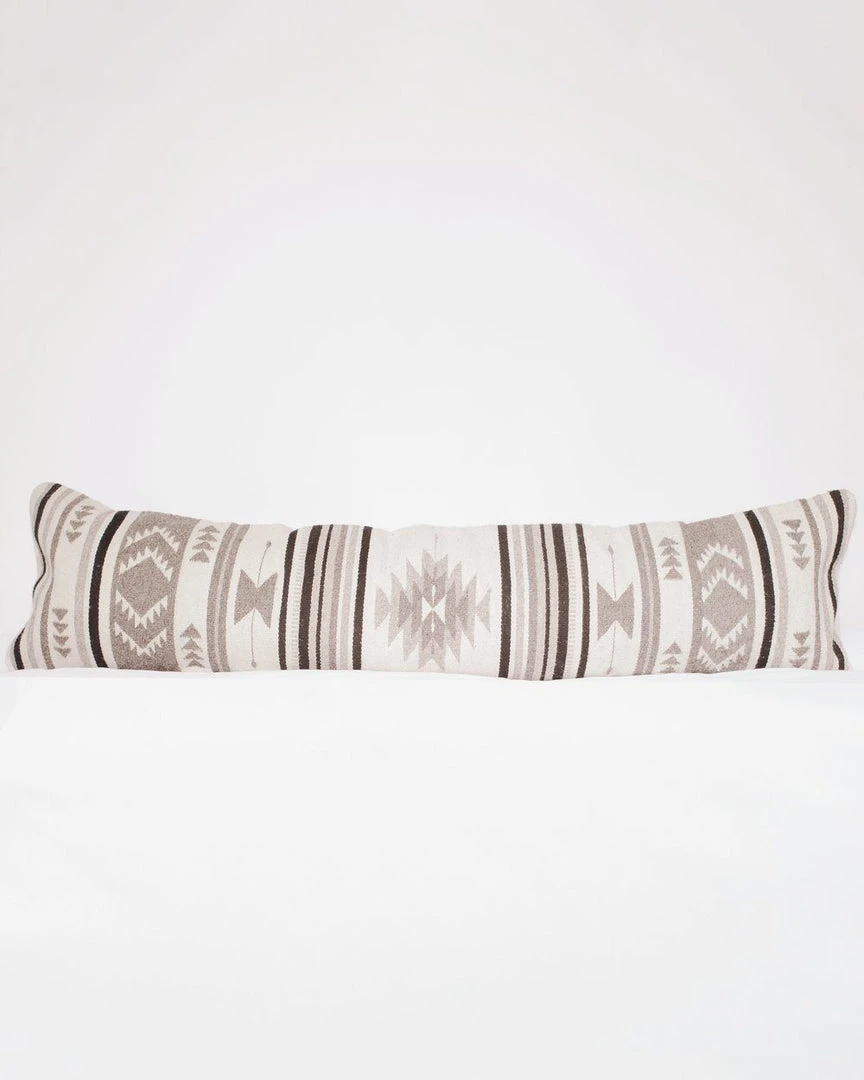 August Sage Mariposa Gris Wool Lumbar Pillow August Sage Mariposa Gris Wool Lumbar Pillow