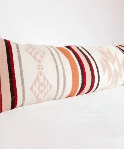 August Sage Sophia Rosado Wool Lumbar Pillow