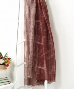 Studio Variously Accessories Auro Linen Scarf - Cinnabar