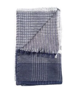 Studio Variously Auro Linen Scarf - Navy Accessories