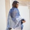 Studio Variously Auro Linen Scarf - Navy Accessories