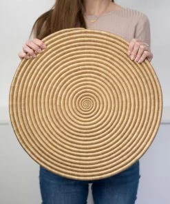 Azizi Life Aura Flat Woven Wall Hanging Home Goods