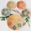 Azizi Life Boutique Bariku Woven Bowls - Brights