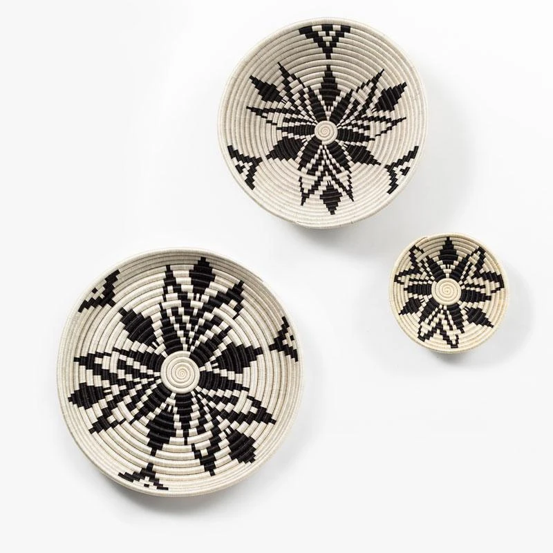 Azizi Life Home Goods Boutique Cactus Blossom Woven Bowls 1 Azizi Life Home Goods Boutique Cactus Blossom Woven Bowls