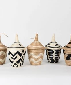 Azizi Life Home Goods Boutique Clover Sisal Peace Basket