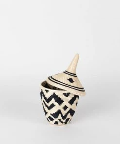 Azizi Life Home Goods Boutique Clover Sisal Peace Basket