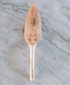 Azizi Life Faye Wooden Pie Server Home Goods