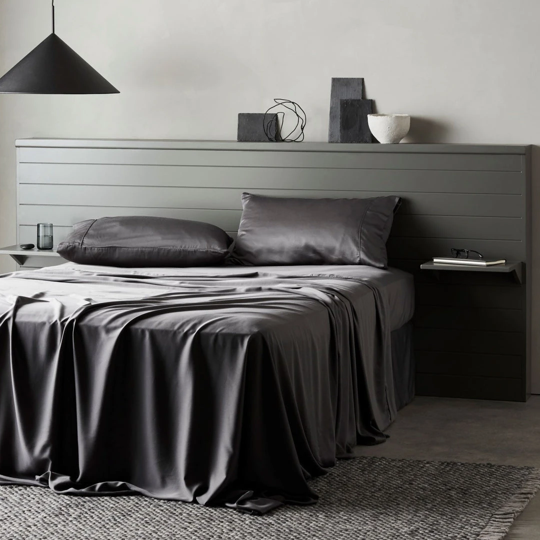 Ettitude Best Sellers Bamboo Sateen Sheet Set - Slate 1 Ettitude Best Sellers Bamboo Sateen Sheet Set - Slate