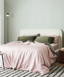 Ettitude Bamboo Sateen Duvet Cover - Rose Sustainable Materials