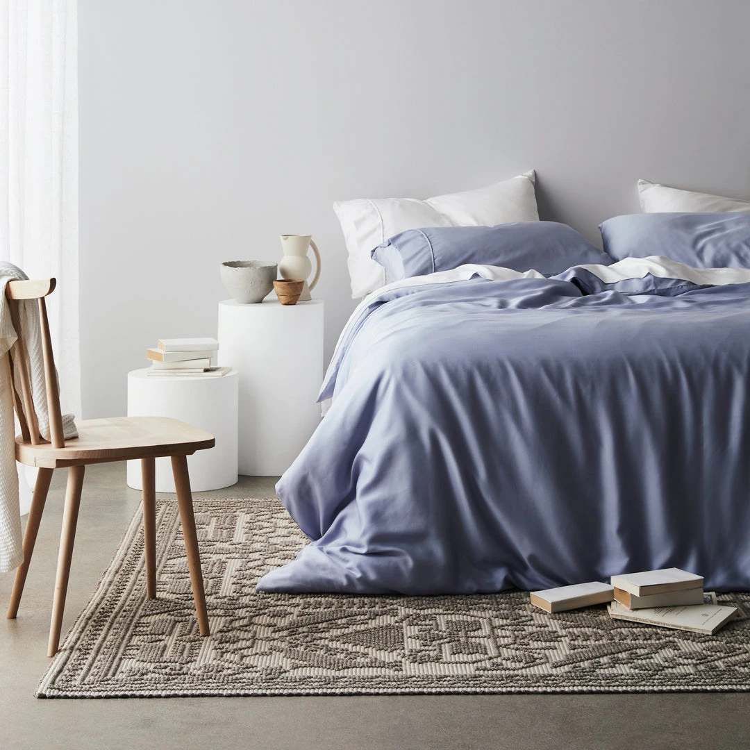 Ettitude Bamboo Sateen Duvet Cover - Sky Home Goods 2 Ettitude Bamboo Sateen Duvet Cover - Sky Home Goods