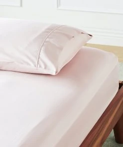 Ettitude Bamboo Sateen Fitted Sheet - Rose Sustainable Materials