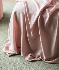 Ettitude Bamboo Sateen Flat Sheet - Rose Sustainable Materials