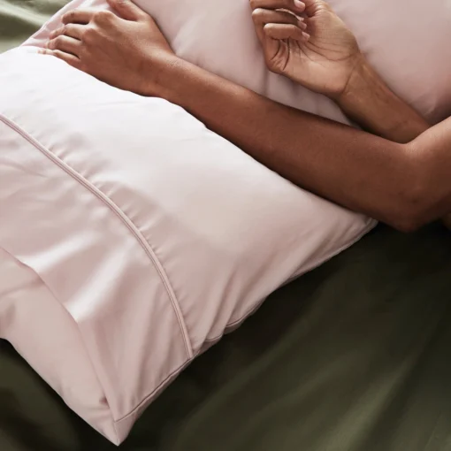 Ettitude Bamboo Sateen Pillowcase Set - Rose Sustainable Materials 5 Ettitude Bamboo Sateen Pillowcase Set - Rose Sustainable Materials