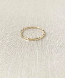 Sara Patino Jewelry Be Light Recycled Gold Stacking Ring