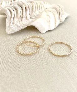 Sara Patino Jewelry Be Light Recycled Gold Stacking Ring