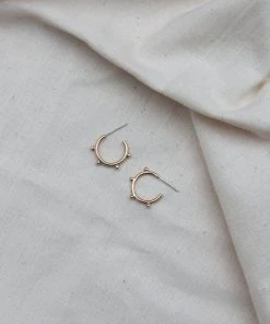 Yewo Jewelry Bentu Recycled Hoop Earrings