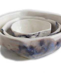 Lauren HB Studio Kitchen + Dining Bevel Porcelain Bowl