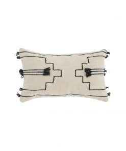 Kiliim Best Sellers Black Drift Wool Throw Pillow Cover