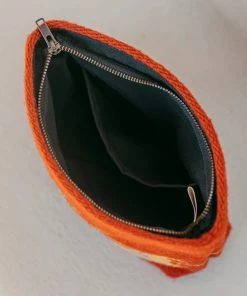 MZ Fair Trade Accessories Blood Moon Wool Clutch Bag