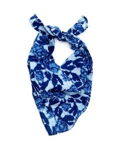Ichcha Blue Floral Bandana