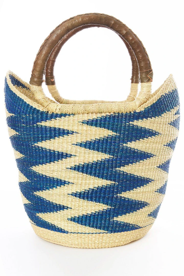 Swahili African Modern Blue Volta Wing Shopper Accessories 1 Swahili African Modern Blue Volta Wing Shopper Accessories