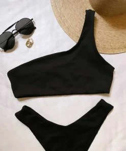BOLD Swim Soiree Asymmetrical Bikini Set - Black 8 BOLD Swim Soiree Asymmetrical Bikini Set - Black