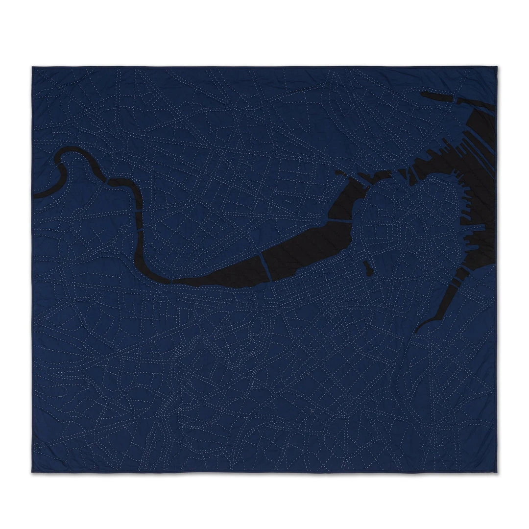 Haptic Lab Boston Map Throw Quilt 6 Haptic Lab Boston Map Throw Quilt