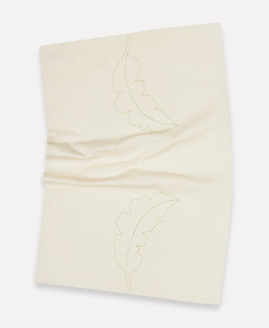 Anchal Home Goods Botanical Tea Towel - Bone 8 Anchal Home Goods Botanical Tea Towel - Bone