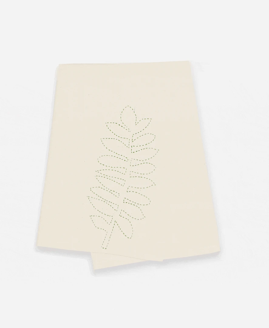 Anchal Home Goods Botanical Tea Towel - Bone 5 Anchal Home Goods Botanical Tea Towel - Bone