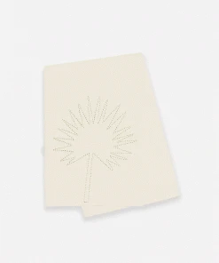 Anchal Home Goods Botanical Tea Towel - Bone