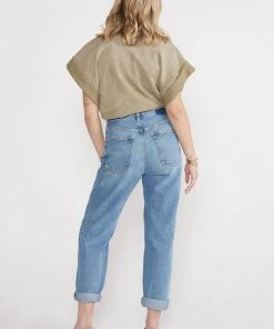 ÉTICA Bryce Pinch Waist Boyfriend Jeans - Canyon Reef New Arrivals