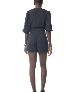 Synergy Organic Clothing Best Sellers Cadence Romper - Black