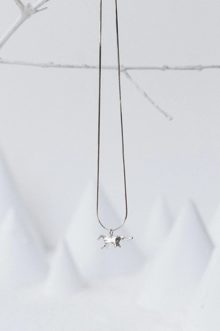 CÂPÂ Jewelry Fox Recycled Necklace 2 CÂPÂ Jewelry Fox Recycled Necklace