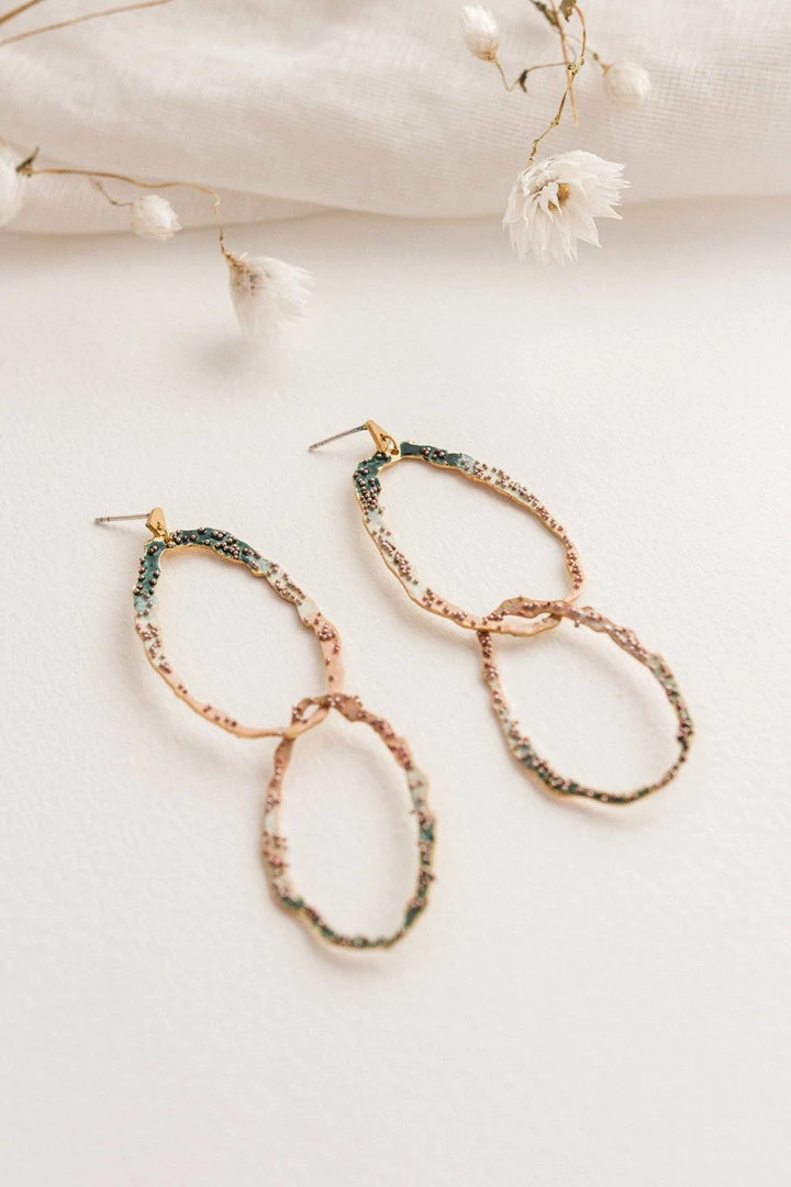 CÂPÂ Jewelry Interlaced Recycled Earrings 1 CÂPÂ Jewelry Interlaced Recycled Earrings