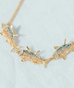 CÂPÂ Jewelry Red Tunas Recycled Necklace