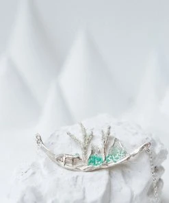 CÂPÂ Jewelry Tundra Landscape Recycled Necklace