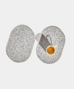 Slash Objects Capsule Recycled Rubber Trivet Duo - Gris