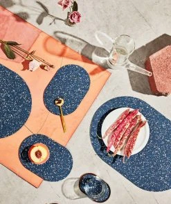 Slash Objects Home Goods Capsule Recycled Rubber Trivet Duo - Royal