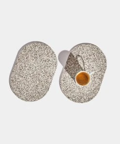 Slash Objects Capsule Recycled Rubber Trivet Duo - Sand