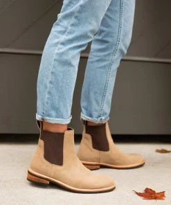 Nisolo Carmen Chelsea Boot - Stone Shoes