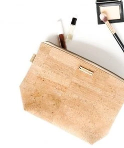 Carry Courage Adventurer Cork Cosmetics Bag - Natural Home Goods