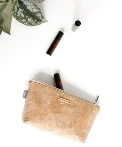 Carry Courage Accessories Creator Cork Essential Oils Bag - Silver