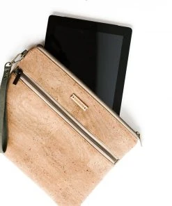 Carry Courage Inventor Cork Tablet Organizer - Natural Accessories